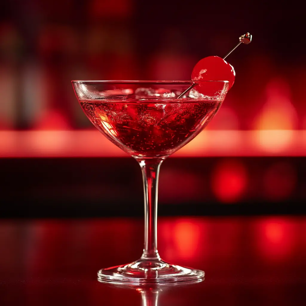 Red cocktail